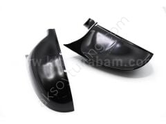 Bmw F20 2011-2019 Uyumlu  Piano Black Batman Yarasa Ayna Kapağı Tırnaksız