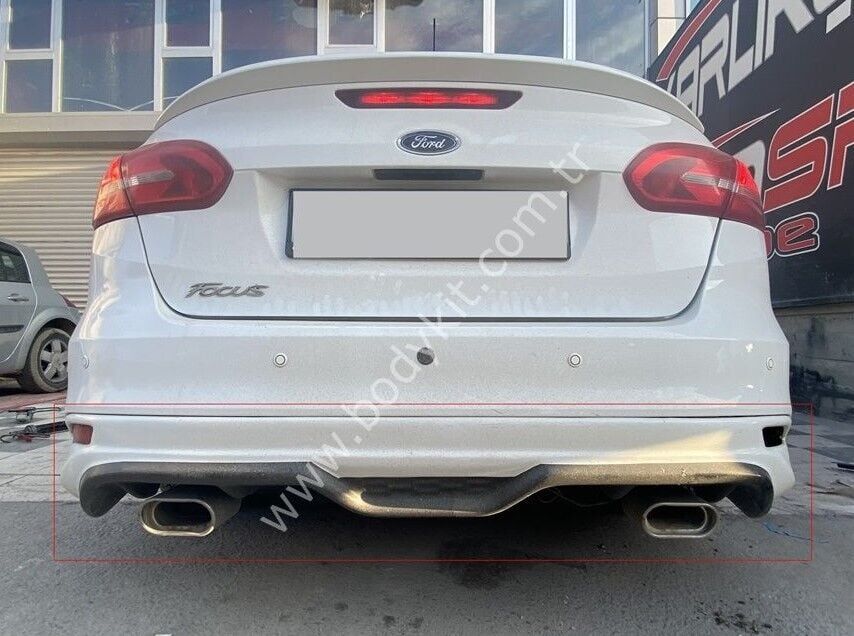 Ford Focus 3.5 Uyumlu Yedek Parça Sedan Arka Tampon Eki