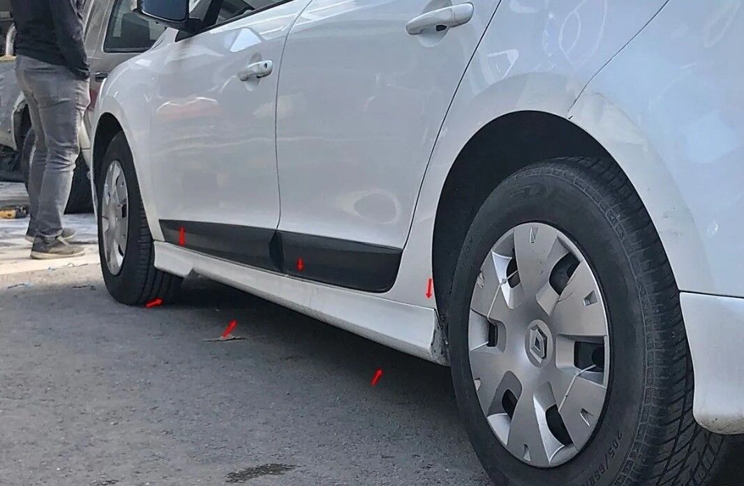 Renault Megane  3 Uyumlu Yedek Parça 4 Kapı Marşpiyel