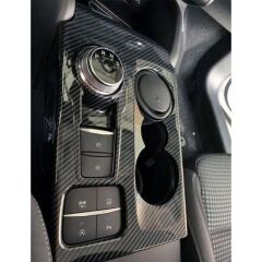Ford Focus Uyumlu  2019+ Vites Konsol Kaplama Karbon (ABS)