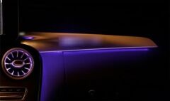 Mercedes W205 C-GLC Uyumlu Yedek Parça Göğüslük Ambiyans Aydınlatma 32 Ve 64 Renk