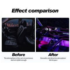 Universal Telefon Kontrollü Araç İçi Ambiyans Seti