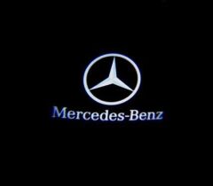 Mercedes E300 Uyumlu Kapı Altı Orjinal Hayalet Logo