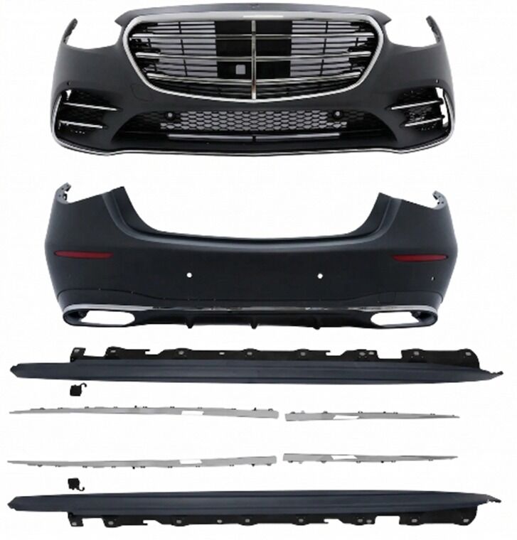 W223 S450 Body Kit (Ön Tampon + Arka Tampon + Marşbiyel)