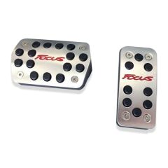 Ford Focus Uyumlu  2010-2019 Otomatik Pedal Seti Kırmızı Yazılı