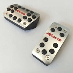 Ford Focus Uyumlu  2010-2019 Otomatik Pedal Seti Kırmızı Yazılı