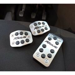 Ford Focus Uyumlu  2010-2019 Manuel Pedal Seti Siyah Yazılı