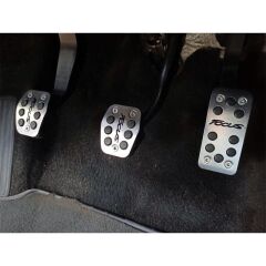 Ford Focus Uyumlu  2010-2019 Manuel Pedal Seti Siyah Yazılı