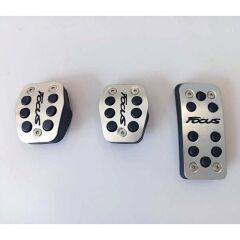 Ford Focus Uyumlu  2010-2019 Manuel Pedal Seti Siyah Yazılı