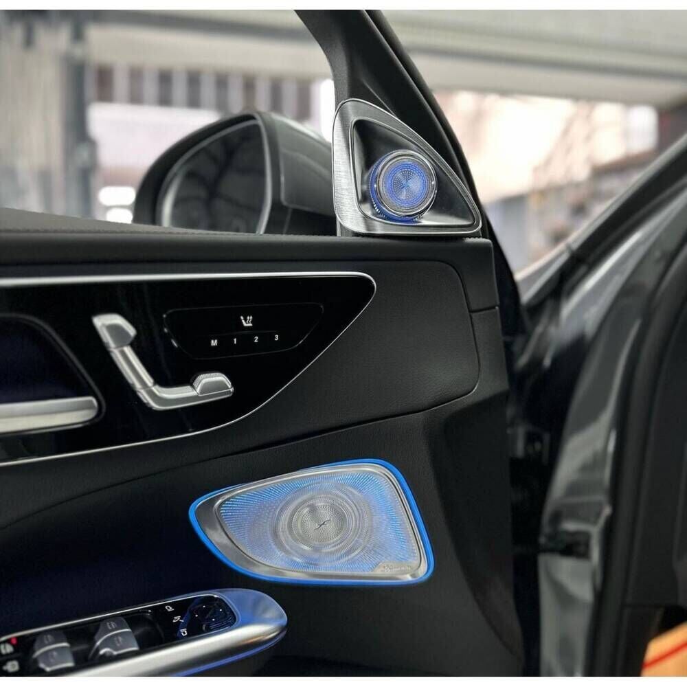 Mercedes C Class W206 Uyumlu  Işıklı Kapı Hoparlör Kapakları