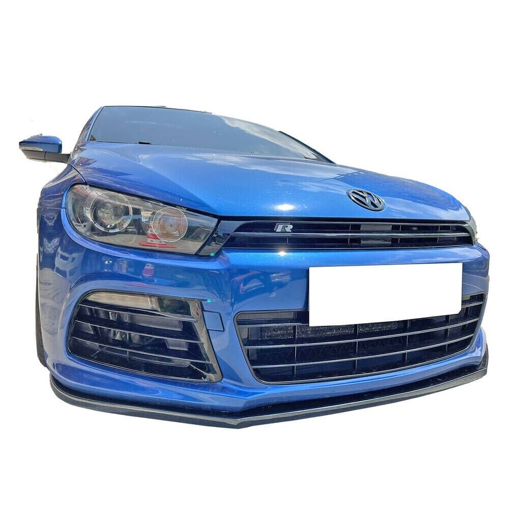 Volkswagen Scirocco Uyumlu R Tampon Uyumlu Ön Lip Boyasız Fiber
