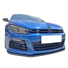 Volkswagen Scirocco Uyumlu R Tampon Uyumlu Ön Lip Boyasız Fiber