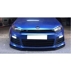 Volkswagen Scirocco Uyumlu R Tampon Uyumlu Ön Lip Boyasız Fiber