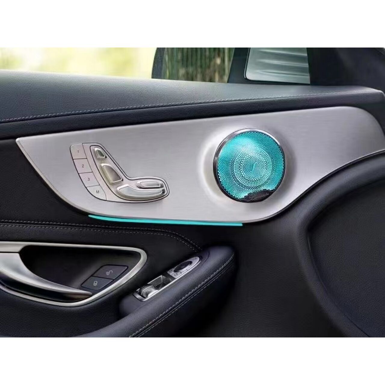 Mercedes E Serisi W213 / W205 C Serisi Uyumlu 64 RENK Işıklı Hoparlör Kapağı