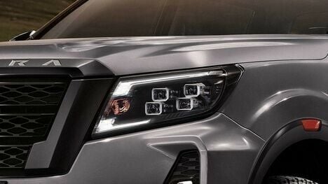 Nissan Navara Frontier Uyumlu Yedek Parça Led Far (4 Lens) (Ledli Farlı Model İçin)