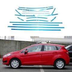 Ford Uyumlu  Fiesta Cam Çıtası Nikelaj Tamtur