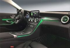 Mercedes W205 2019+ Uyumlu 64 Renk Ön Havalandırma Aydınlatma