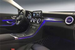 Mercedes W205 2019+ Uyumlu 64 Renk Ön Havalandırma Aydınlatma