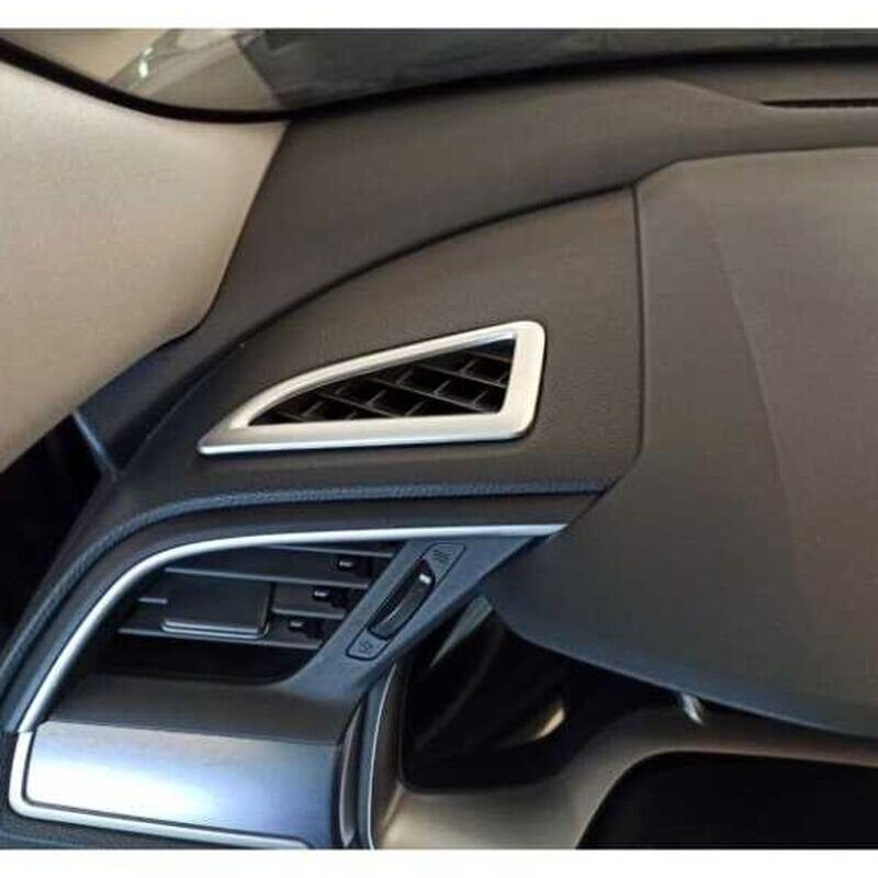 Honda Civic Fc5 Uyumlu Yedek Parça Hava Menfez Kaplama 2 Parça Silver 2016-2020