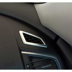 Honda Civic Fc5 Uyumlu Hava Menfez Kaplama 2 Parça Silver 2016-2020