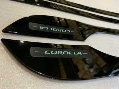 Toyota Corolla 2019+ Uyumlu Yedek Parça Kapı Çıtası Piano Black