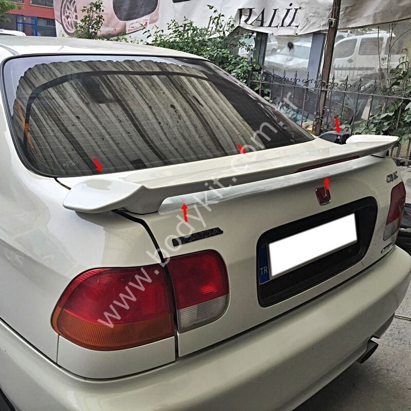 Honda Civic Uyumlu Yedek Parça 1 Sedan Spoiler