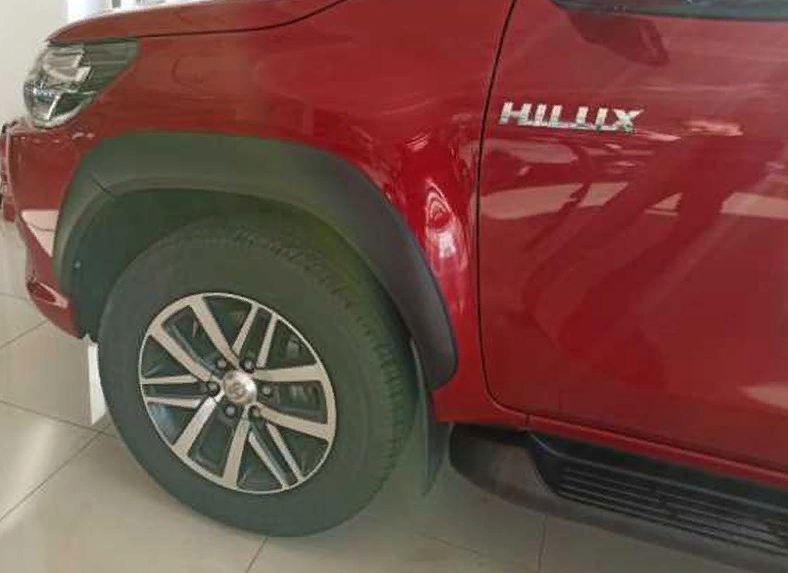 Toyota Hilux Revo Uyumlu İnce Tip Çamurluk Kabartma Dodik (pp Enjeksiyon)