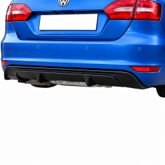 Volkswagen Jetta Makyajlı 2016 Uyumlu Arka Difüzör Plastik
