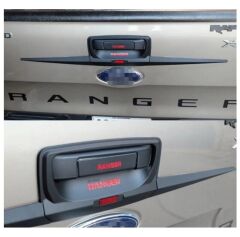Ford Ranger  Uyumlu  T7 2015-2017 Siyah 24 Parça Kaplama Seti