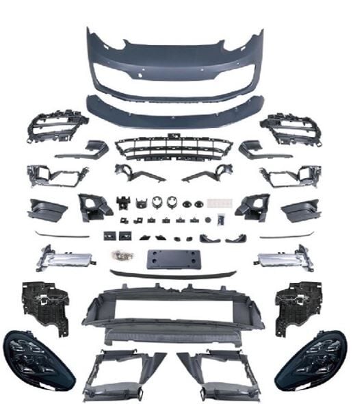 Panamera 970.2 2014-2016 Uyumlu 971 GTS Dönüşüm Ön Tampon + Far