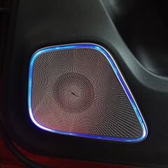 Mercedes A-Class W177 Uyumlu Yedek Parça Kapı Hoparlör Kapağı Işıklı 64 Renk 4 Kapak + 2 Tiz Kapak