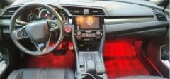 Honda Civic Fc5 Uyumlu Vites Konsol Aydınlatma Kırmızı 2016-2020
