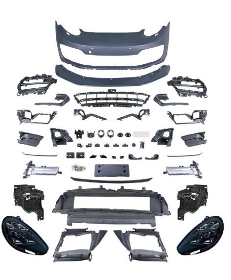 Panamera 970.1 2010-2013 Uyumlu 971 GTS Dönüşüm Ön Tampon + Far