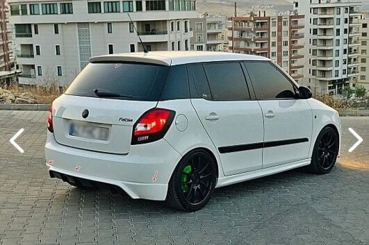 Skoda Fabia Uyumlu Yedek Parça Arka Tampon Eki