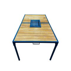 6 Kişilik Katlanabilir Mangallı Masa