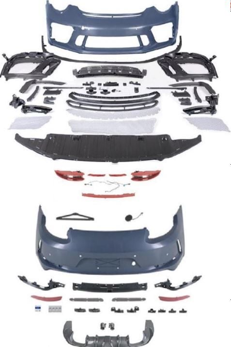 Porsche 911 (991) Uyumlu GT3 (991.2) Dönüşüm Body Kit + Stop