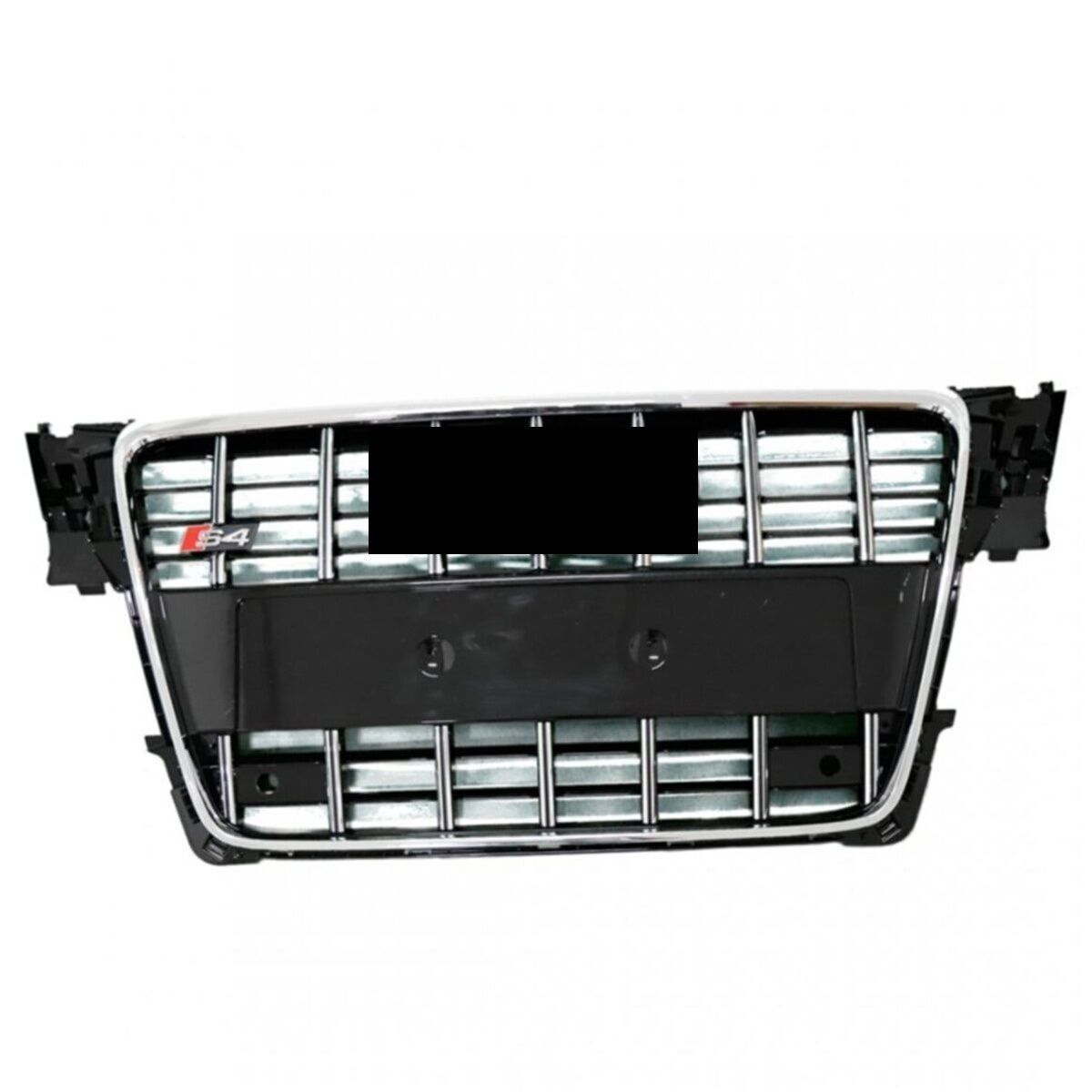 Audi A4 S4 2008-2012 Uyumlu Yedek Parça  Kromlu Siyah Panjur