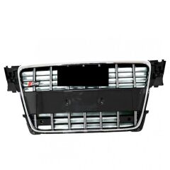 Audi A4 S4 2008-2012 Uyumlu  Kromlu Siyah Panjur