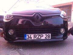 Renault Clio 4 Uyumlu Yedek Parça Ön Tampon Karlığı Boyalı