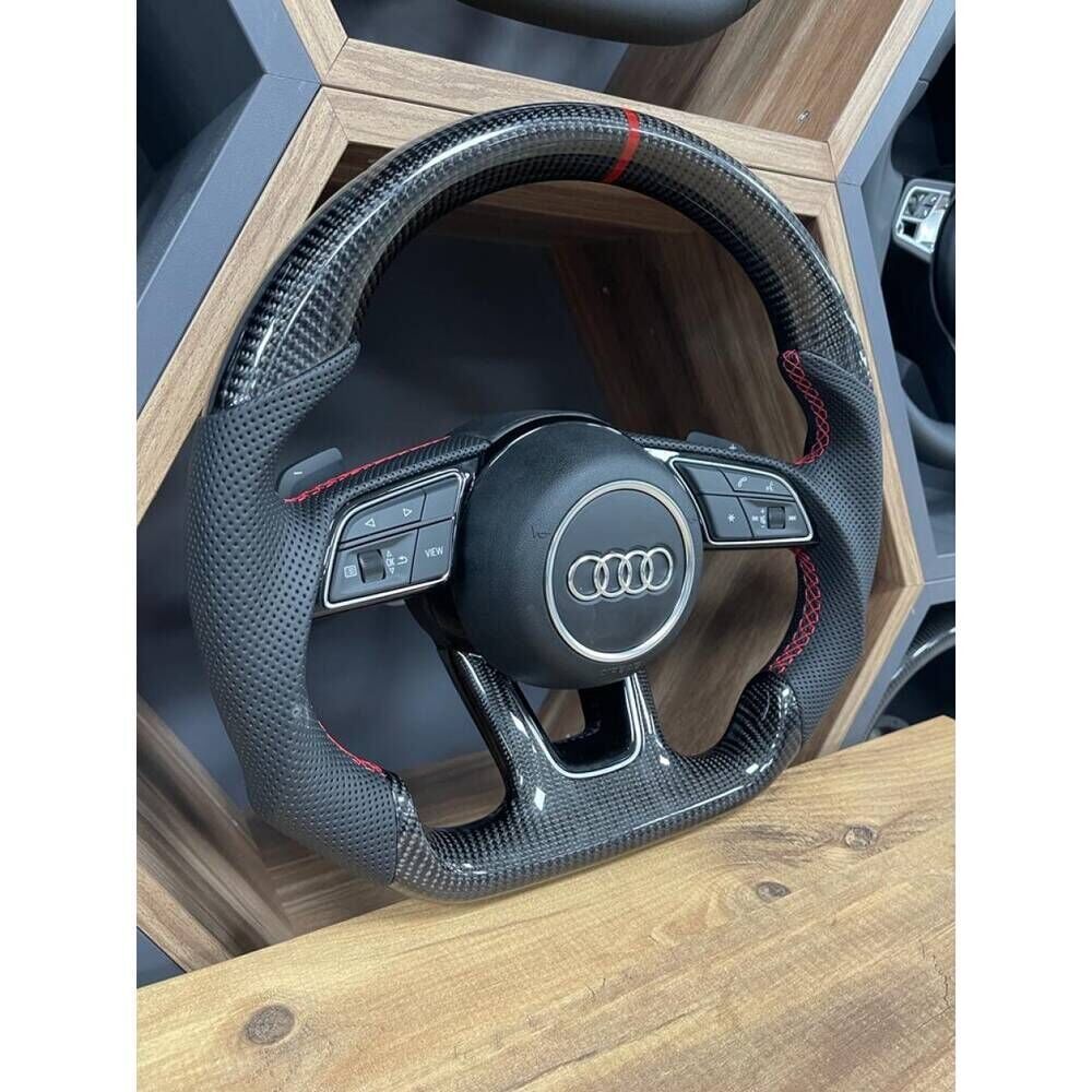 Audi S Line Carbon Uyumlu Yedek Parça Direksiyon SW AD16