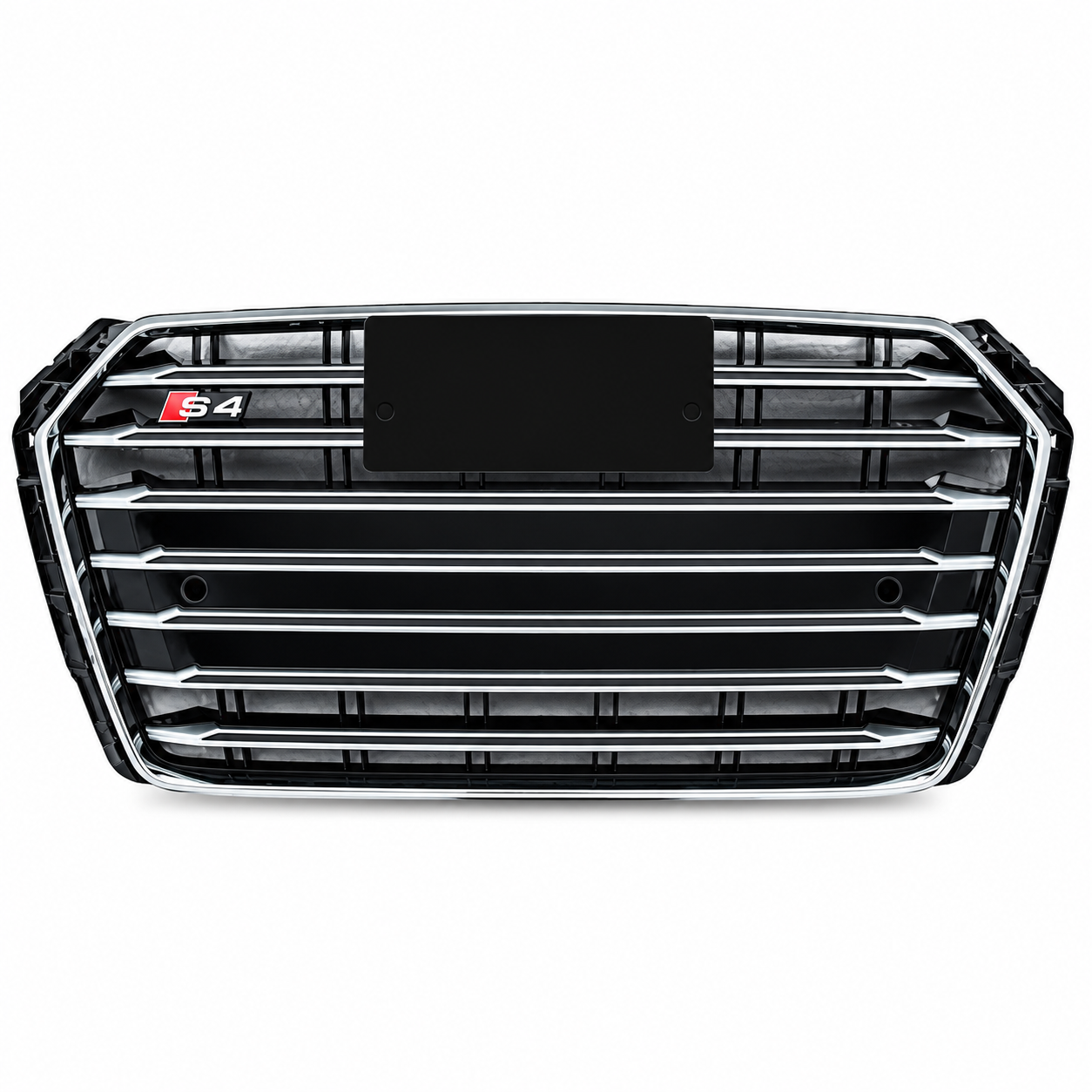 Audi A4 S4 2017-2019 Uyumlu Kromlu Siyah Panjur