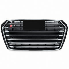Audi A4 S4 2017-2019 Uyumlu Kromlu Siyah Panjur