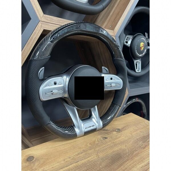 Mercedes AMG Uyumlu  Ledli Carbon Direksiyon SW-BZ01B
