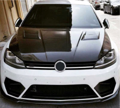 Volkswagen Golf 7 Uyumlu Karbon Kaput