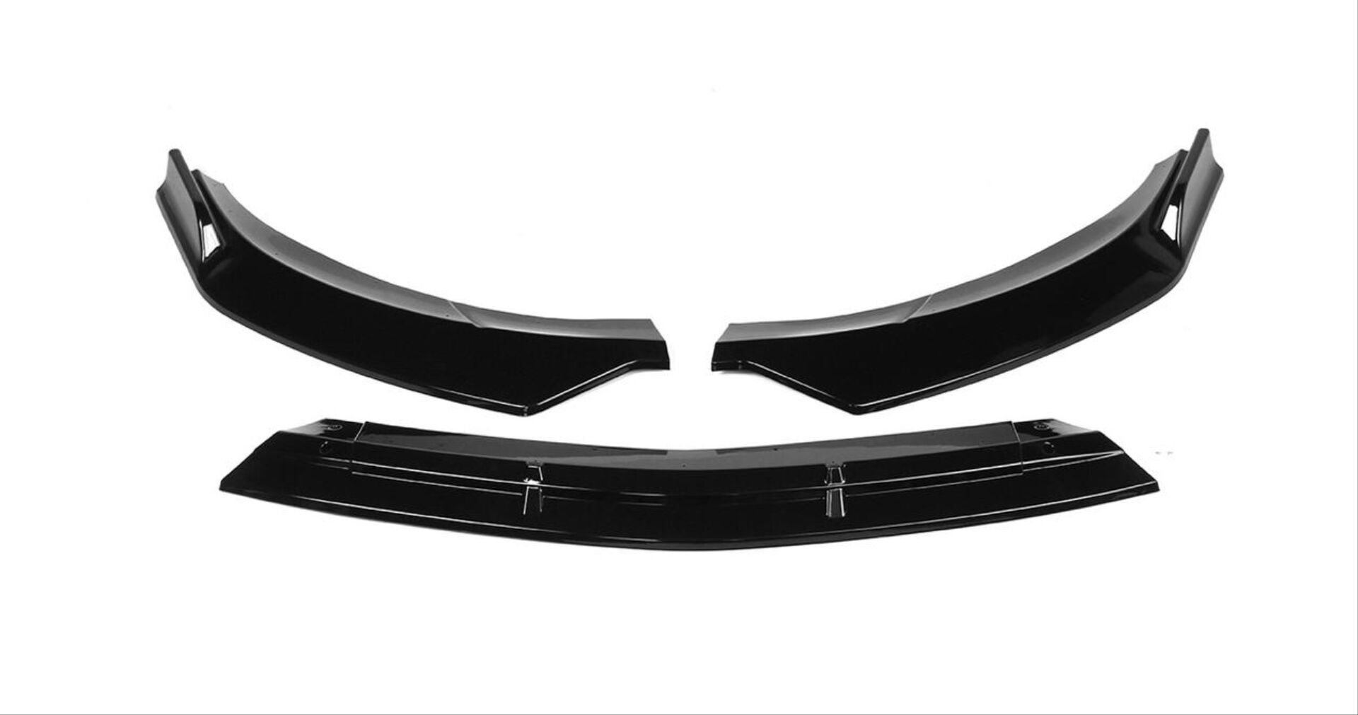 Mercedes W117 CLA (2013-2019) Uyumlu Ön Lip Piano Black