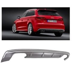 Audi A3 2012-2016 S3 Uyumlu Yedek Parça Difüzör Hatcback