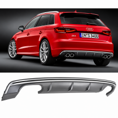 Audi A3 2012-2016 S3 Uyumlu Difüzör Hatcback