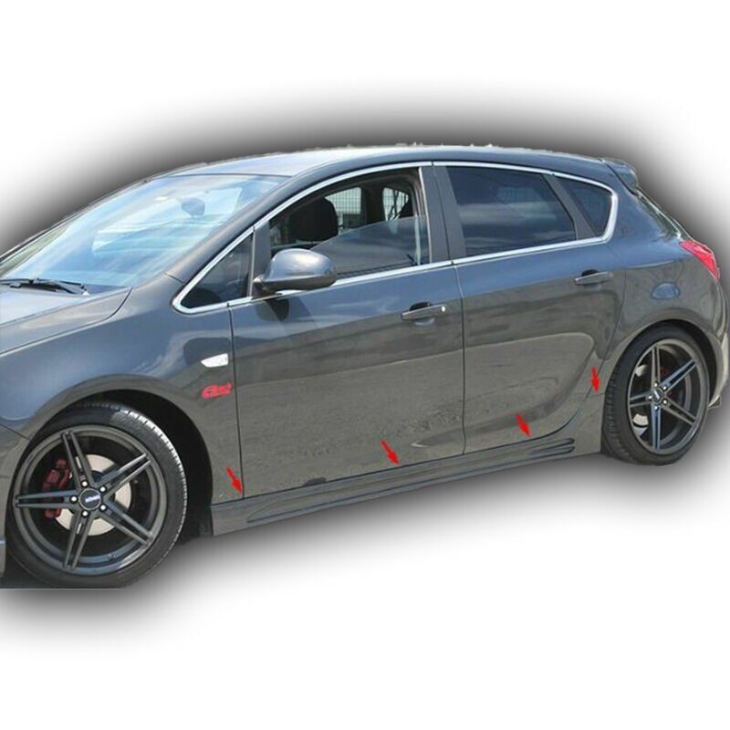 Opel Astra J HB Uyumlu Yedek Parça Kanallı Model Marşpiyel Boyalı