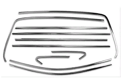 Volkswagen Golf 7 - 7.5 2013-2020 Uyumlu Yedek Parça Cam Çerçeve Nikelajı