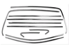 Volkswagen Golf 7 - 7.5 2013-2020 Uyumlu Yedek Parça Cam Çerçeve Nikelajı